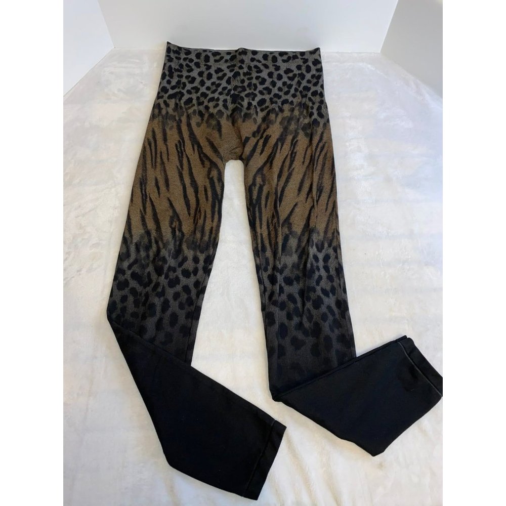M.Rena High Waist Tummy Control Ombre Animal Print Leggings - Picture 2 of 5